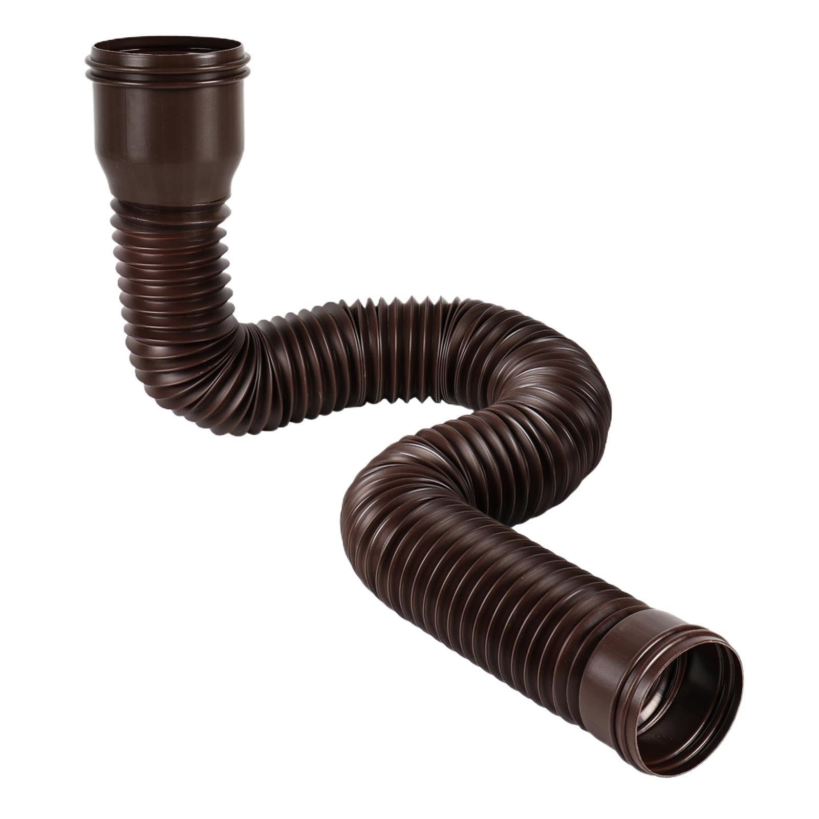 Extendable Round Downspout Flexible Drainage Pipe