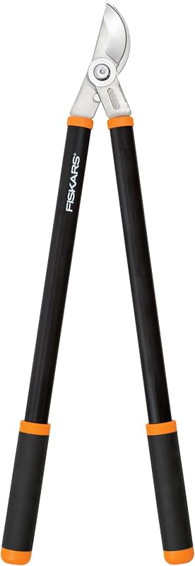 Fiskars 28" Forged Bypass Loppers, Tree Branch Cutter, 1.75" Cut Capacity | Fully Hardened Precision-Ground Steel Blade for Cutting Thick Branches, Lightweight Aluminum Handles w/ SoftGrip Touchpoints