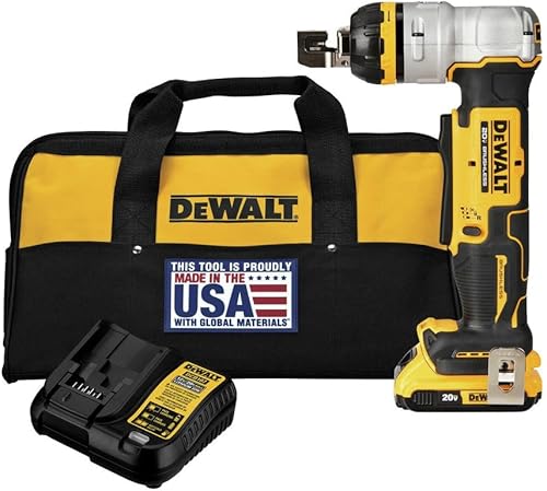 DEWALT Kit de cortador de alambre MAX XR de 20 V, corta acero al carbono y alambre de acero inoxidable, inalámbrico, batería y cargador incluidos