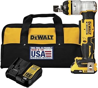 DEWALT 20V MAX XR Wire Cutter Kit, Cuts Carbon Steel and Stainless Steel Wire, Cordless, Battery and Charger Included (DCE158D1)
