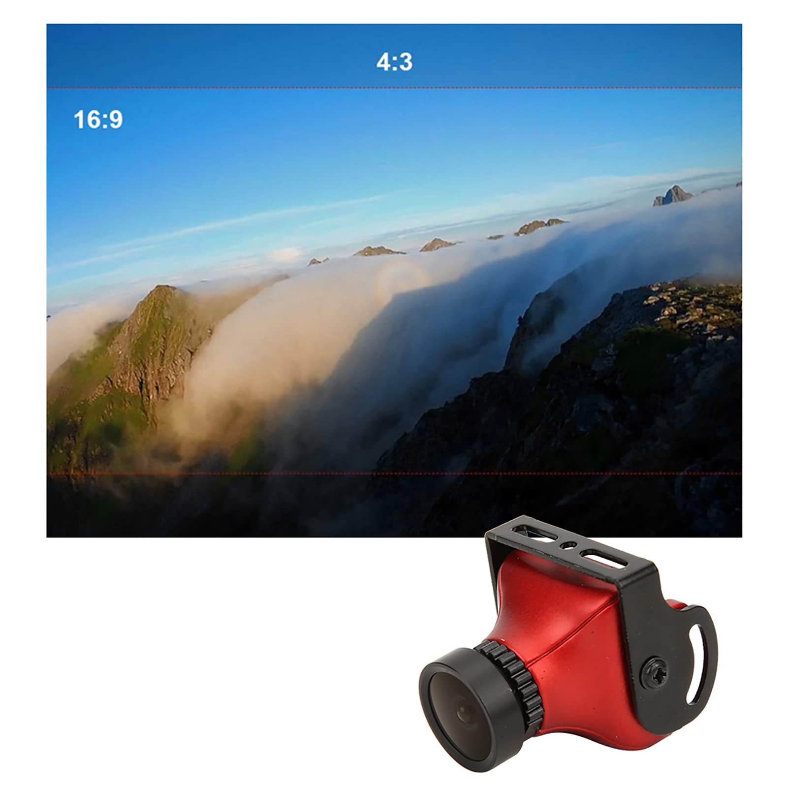 SPYMINNPOO FPVCamera RC Drone Camera, RCHigh Definition Camera for 1/10 RC Car Remote & App Controlled Vehicle Parts - Image 3