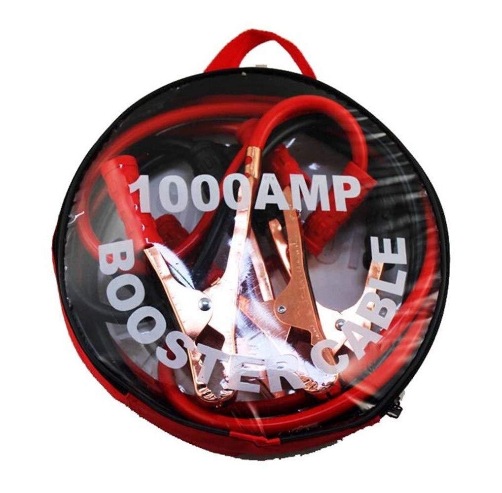 Yubingqin Car Jump Leads Booster Cable 2Meters 1000 AMP Car Starting Jumper Cable Emergency Battery Tools Part 1000A