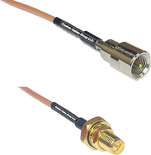 1 feet RG316 FME Male to RP-SMA Female O-Ring RF Pigtail Coaxial Cable