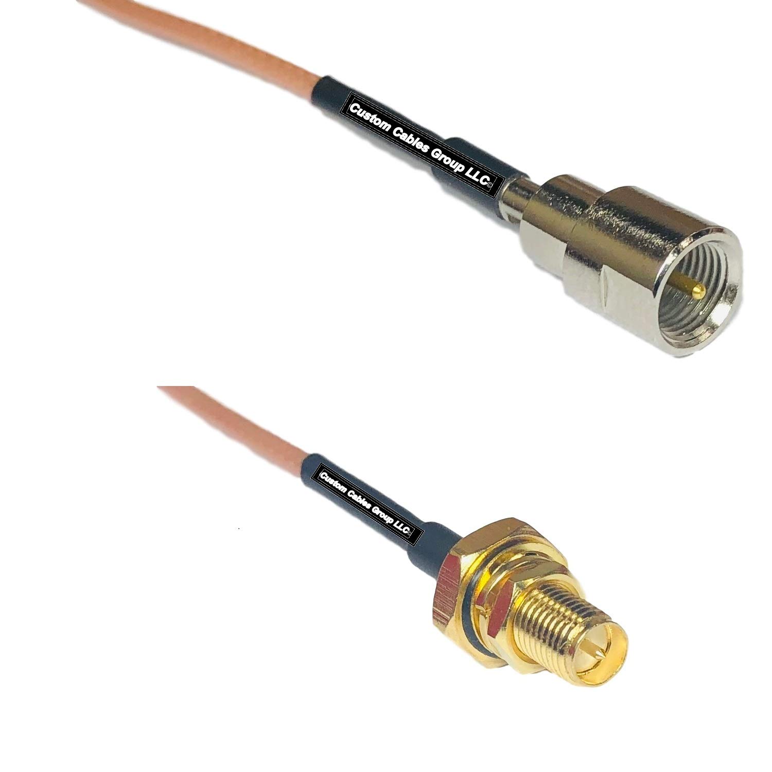 6 feet RG316 FME Male to RP-SMA Female O-Ring RF Pigtail Coaxial Cable