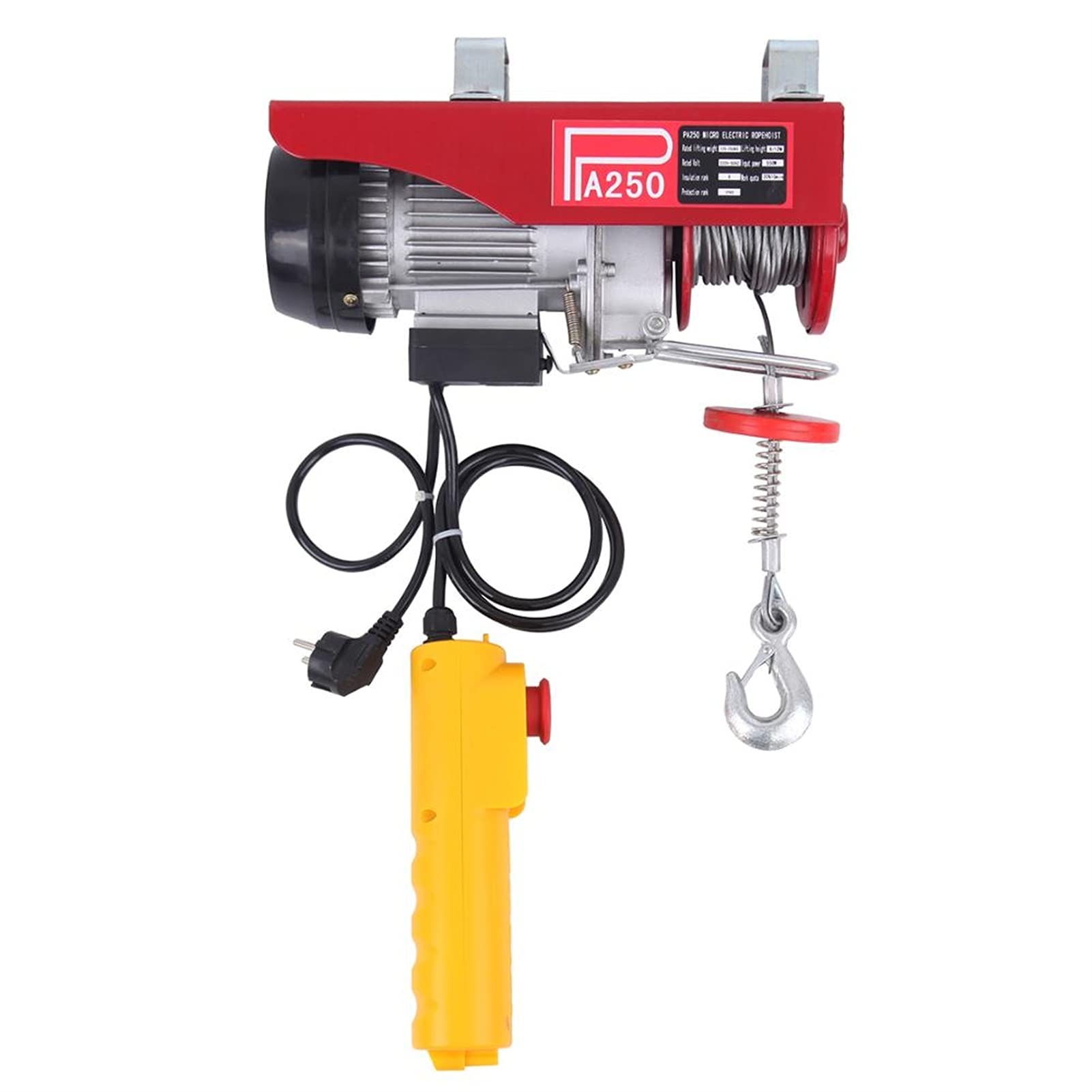 Wyciągarka elektryczna, 250 kg Wciągarka Elektryczna Warsztat Garage Rusztowania Rusztowania Samochody Off-Road Lift Winch