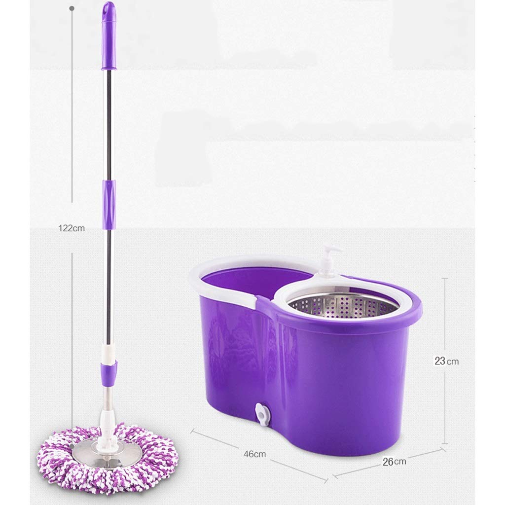 WolFum Cabezal de fregona de microfibra de 360 grados de repuesto giratorio para cocina, baño, limpieza de superficies de piso giratorio