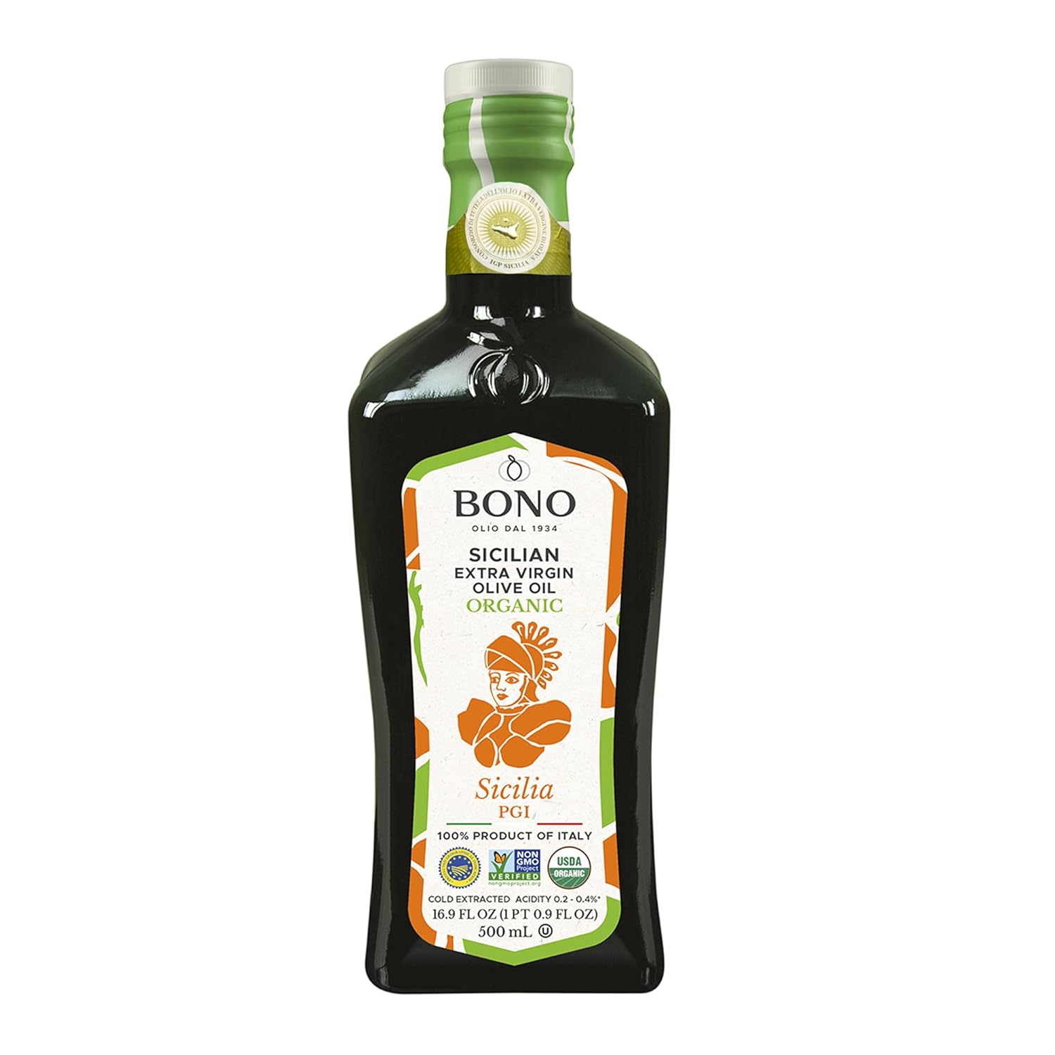 Aceite de Oliva Extra Virgen BONO Orgánico 500 ml