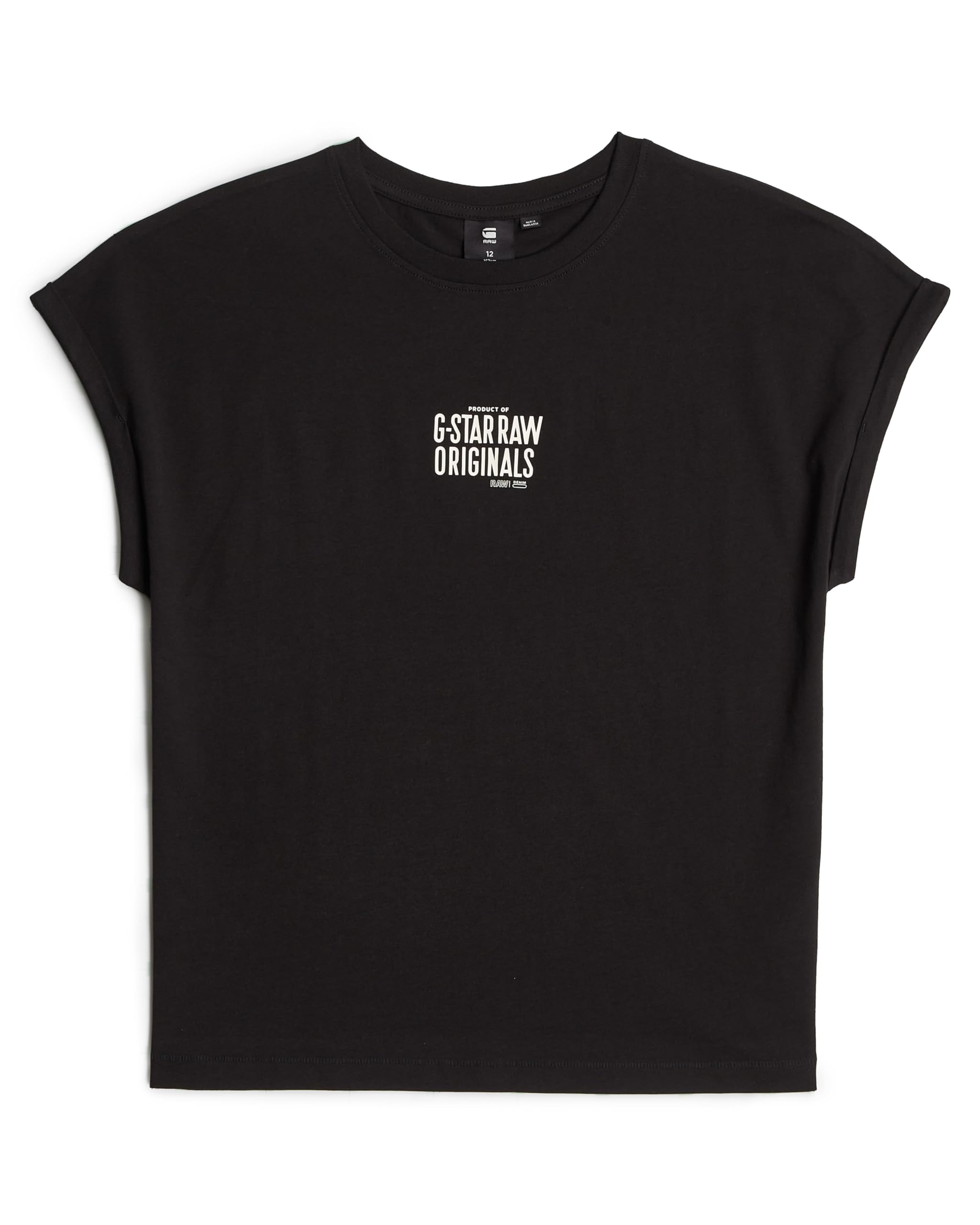 G-Star Girl's t-shirt sless loose, Black (dk black D25558-01-6484), 12