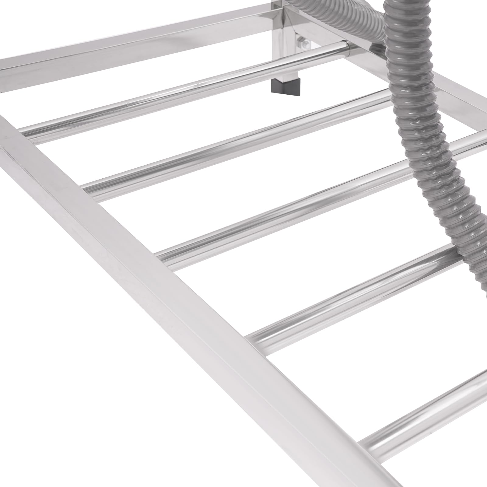 83x43,9x77 cm Évier Autoportant en Acier Inox 2 Bacs Plonge Inox pour Cuisine, Restaurant, Garage, Jardin,Charge maximale 75 kg,Évier de cuisine mobile Multifonction Évier commercial avec meuble bas
