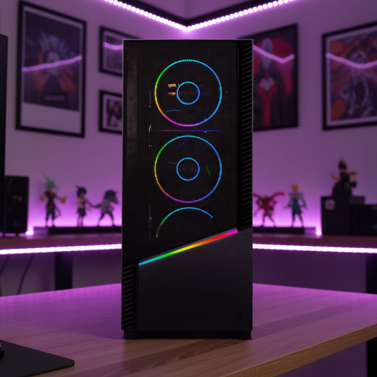 YEYIAN PC Gaming Elara Z5 Copilot Esports AMD Ryzen 5 9600X 6 Cores a 5,4 GHz | NVIDIA GeForce RTX 5060 8GB GDDR7 | 32GB DDR5 6000 MHz | 1TB SSD M.2 NVMe Gen4 | LAN, WiFi, Bluetooth | Windows 11 Pro