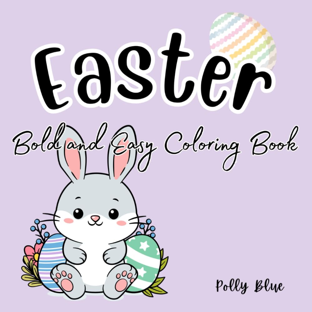 Easter Bold and Easy Coloring Book