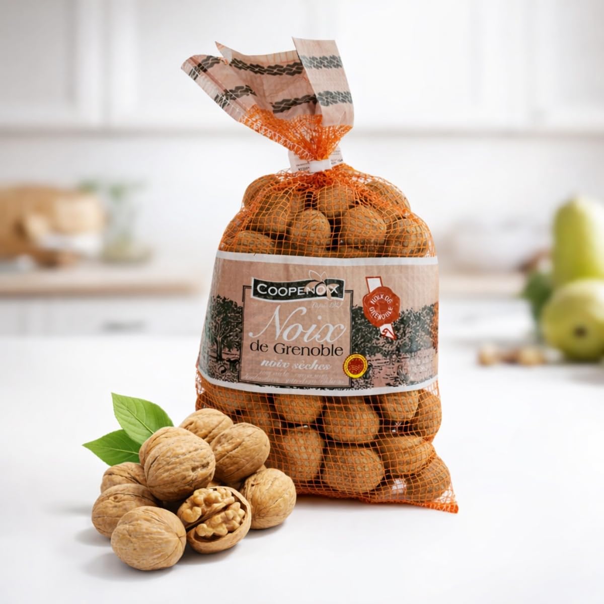 Französische Walnüsse (Grenobler), 2,5kg, Dicke Sortierung 32/+, unbehandelt, intensiv aromatisch, helle Innenfrucht, frische Ware aus neuester Ernte