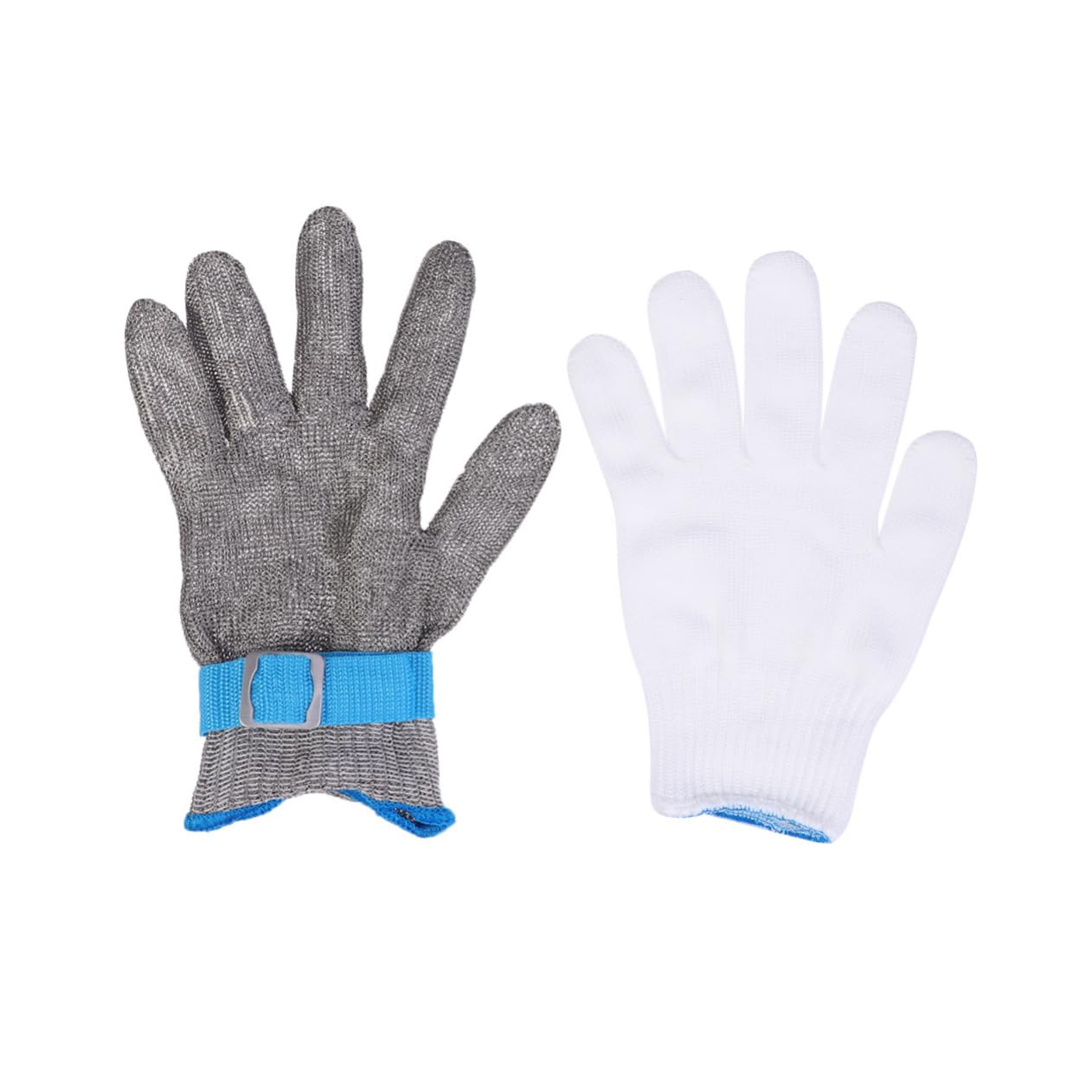Guantes resistentes de protección para jardinería con interior inoxidable anticorte 8