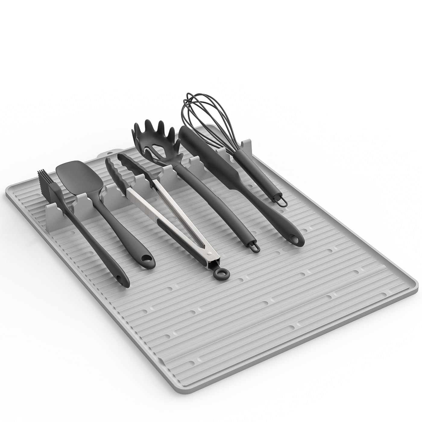 Accessorio per barbecue in silicone per barbecue laterale, accessorio per barbecue Napoleon, accessori per barbecue, supporto per utensili, tappetino per spatola, tappetino per cucina, piano di lavoro