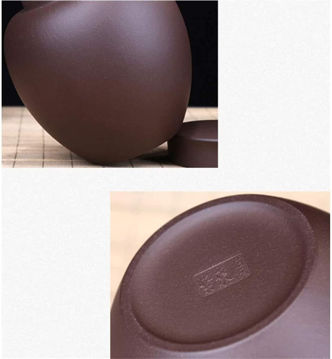 Cremation urn Funeral Products Chinese Purple Clay/Zisha Ceramic Cremation Urns for Human Ashes Or Pet Ashes(Red)