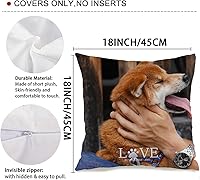 Vista 3 de Personalized Birthday Photo Pillow Case Using one Central Picture with Custom Text Creating a Festive Cushion That Also Holds Gift Meaning