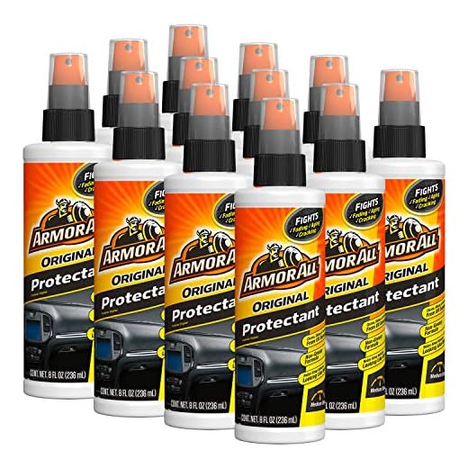Armor All Car Interior Protectant, Spray Bottle Cleaner and Protectant for Cars, Trucks, Motorcycles, 8 Fl Oz Each, 12 Pack