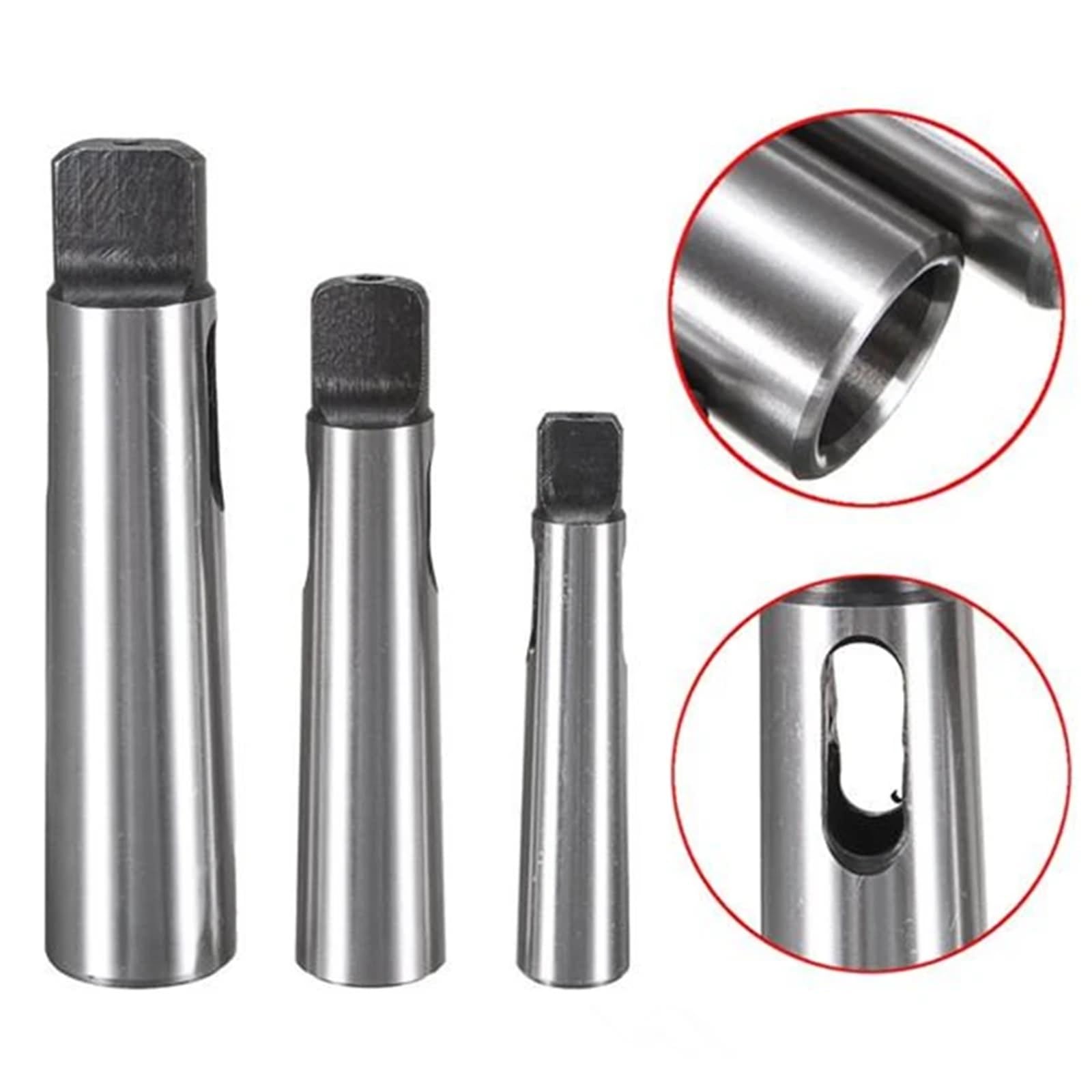 Adaptery do wierteł z chwytem Morse'a, Tuleja adapterowa z chwytem stożkowym Morse'a 45 Stal HRC50 do frezu MT1-MT5 1 szt(MT5-MT3)