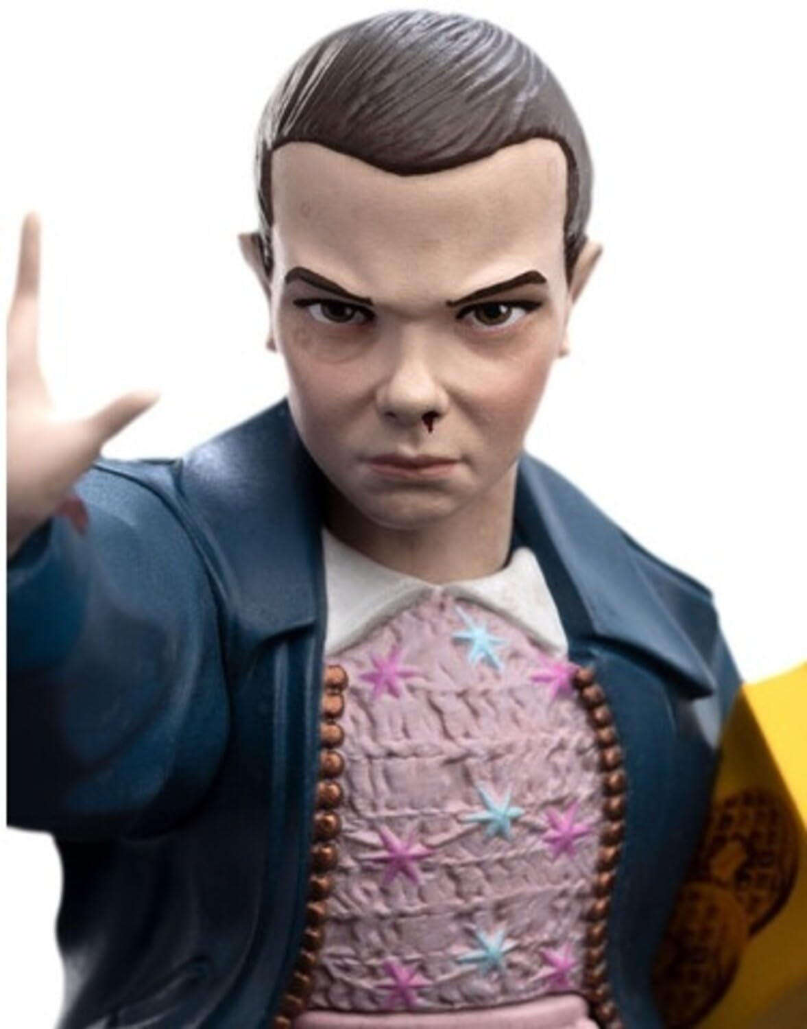 WETA Workshop Mini Epics ELEVEN UNDICI Sangue Naso da STRANGER THINGS Statuetta Collezione - Altezza 14cm