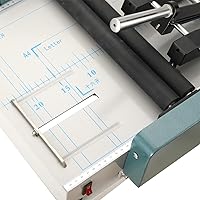 Vista 5 de ECUTEE Máquina de encuadernación plegable A3 Carpeta manual de folletos de papel 110V Máquina de fabricación de folletos Máquina de encuadernación