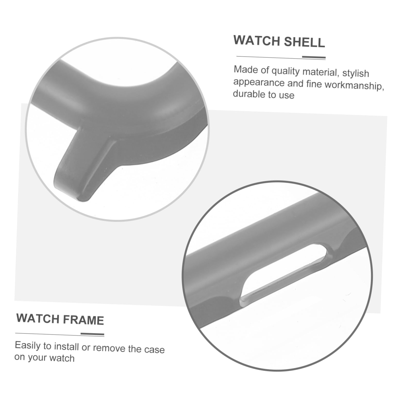 ARTIBETTER 1pc Pc Protective Case Flapper Shock-proof Cover Watch Metal Cover Protector Smartwatch Cases with Band Ls02 Ring Watches Watch Screen Frame Watch Protective Cover Fashion Bumper