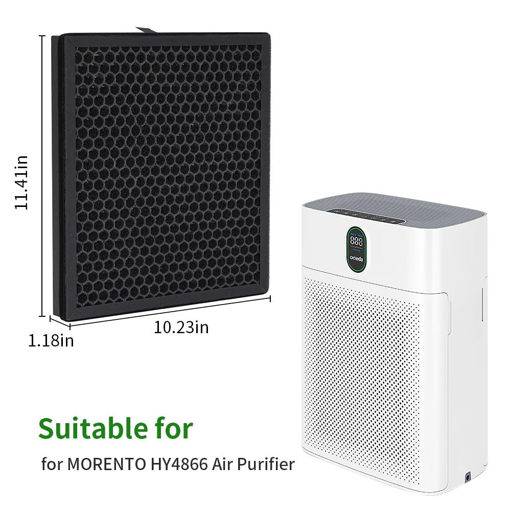 filtri a carbone attivo ad alta efficienza per MORENTO HY4866 purificatore d'aria H13 Ture 3 in 1,confezione da 1
