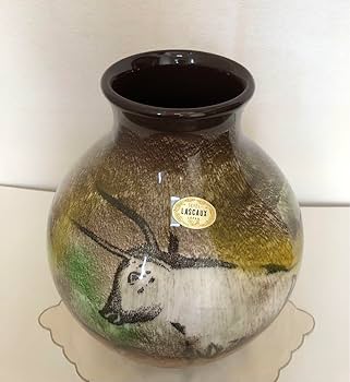 超レア！超美品！西洋骨董陶器「大型花瓶」 資産家整理品 高さ165cmの大型作品【染錦 金彩色絵美人