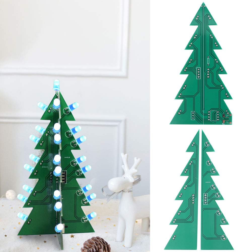 Nuovo Kit Elettronico Fai-da-Te per Albero di Natale PCB da Saldare