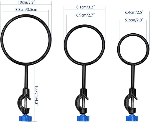 Miniatura 4 de Abrazaderas del soporte de laboratorio, sistema de la retorta del soporte del anillo de la ayuda del laboratorio del soporte de la abrazadera de la