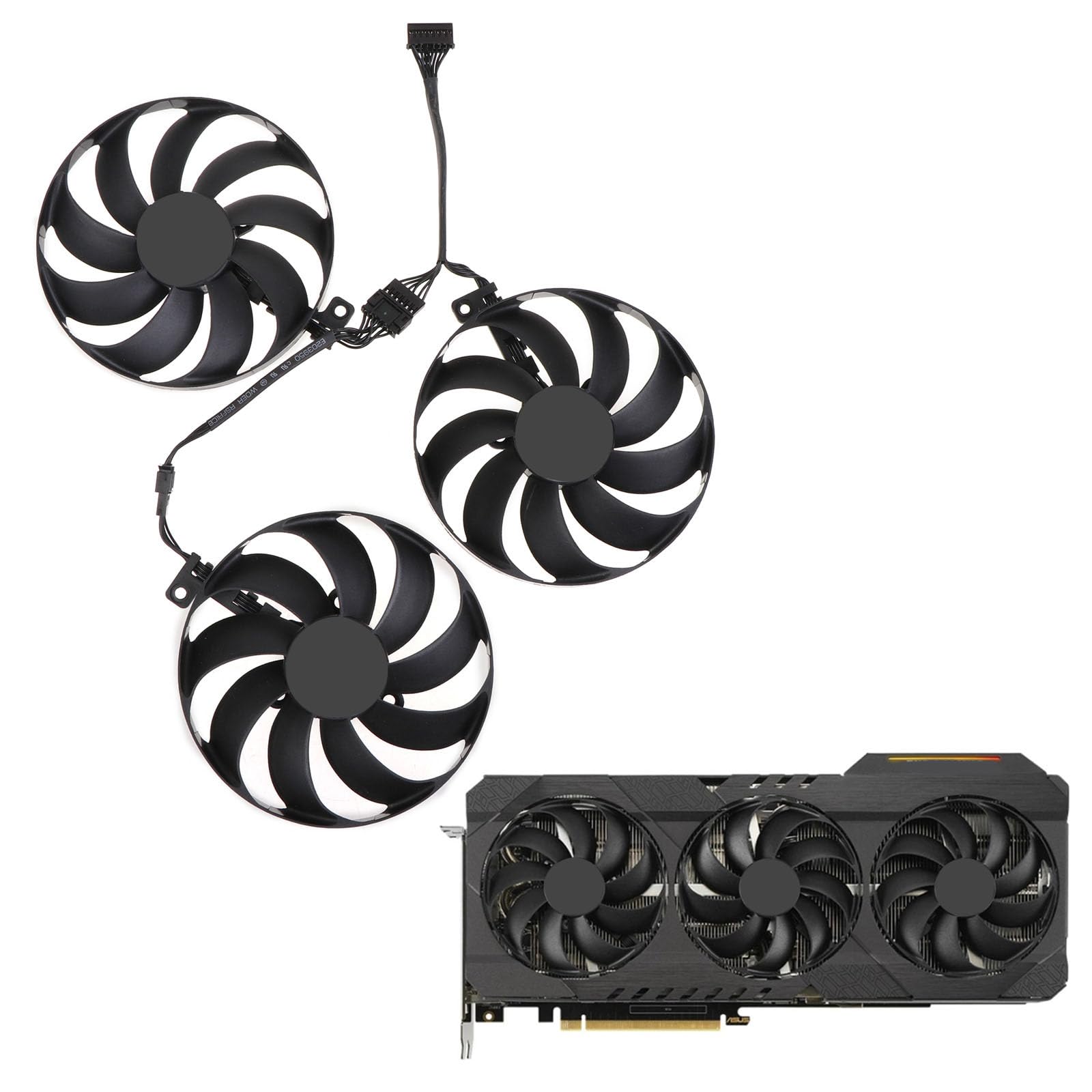 CF9010U12D 7PIN 12V RTX3080 Ventola Raffreddamento GPU per 3060 Ti 3070 3080 3090 TUF OC Gaming Ventola della Scheda Grafica Raffreddamento della Scheda Grafica