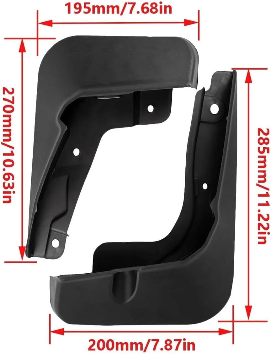 Car Mudguard Mud Flaps for BZ4X 2022-2024 4Pcs Front Rear Splash Guards Mudguards Mud Flaps Mudflap Wheel Splash Cover