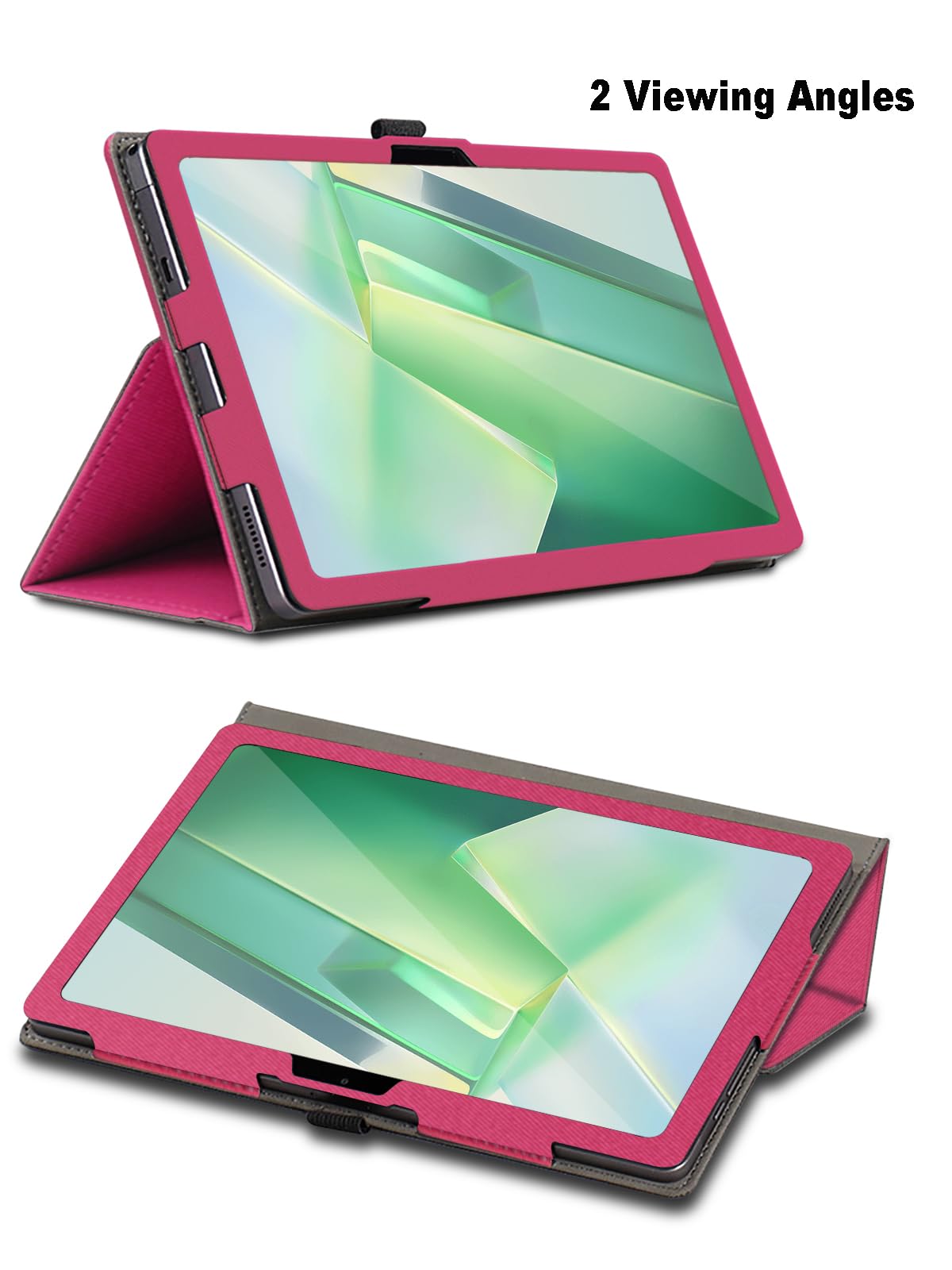 Cover Custodia Sottile Per Blackview Tab9 10.1 Pollici, Smart Case Con Supporto, Morbida Interno, Rosa