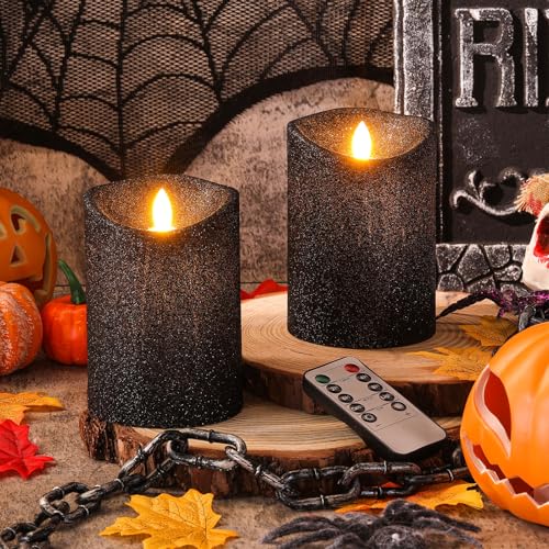 Retisee TOU-RETISEE-4049 2 Pcs Glitter Flameless Candles thumb #3