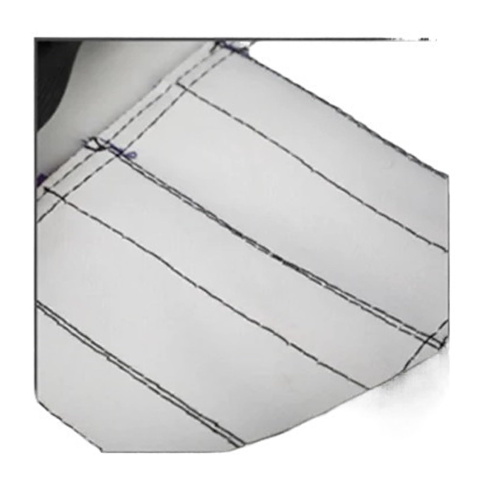 Funda para Asiento de Motocicleta Accesorios para Motocicleta, Fundas de Cojines Antideslizantes, Suaves a Rayas para Funda Asiento(Morado)