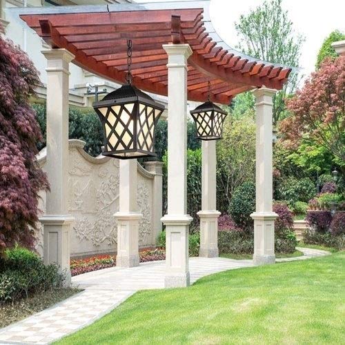 Suspension style grange extérieure classique étanche pour entrée et terrasse - 5