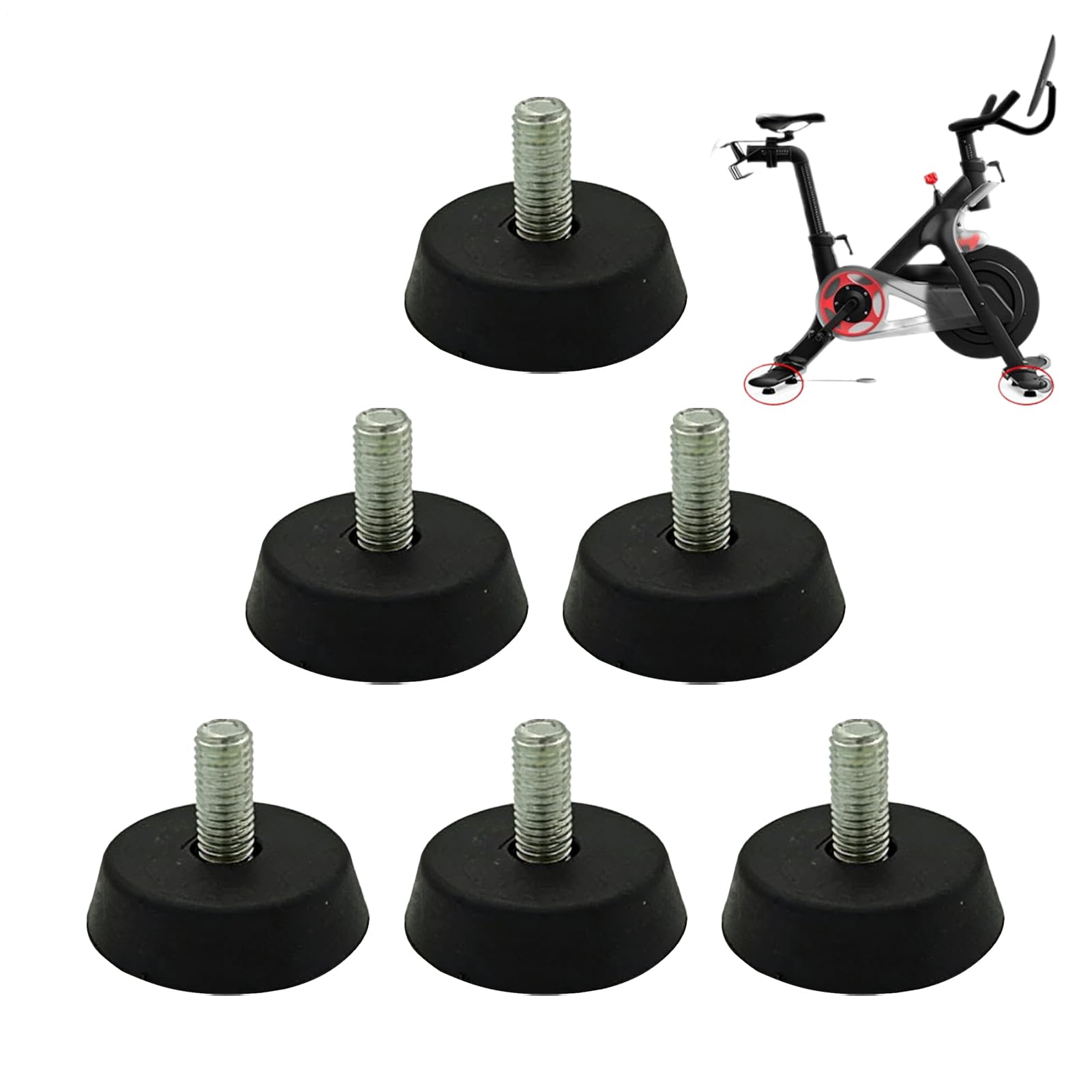 Patas ajustables amortiguadoras que nivelan muebles pesados y protegen el suelo