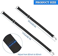 Vista 2 de 5 ganchos para correa de cubo de caballo, correas de cubo para puestos de caballos, proveedores de caballos, correas de nailon ajustables, uso