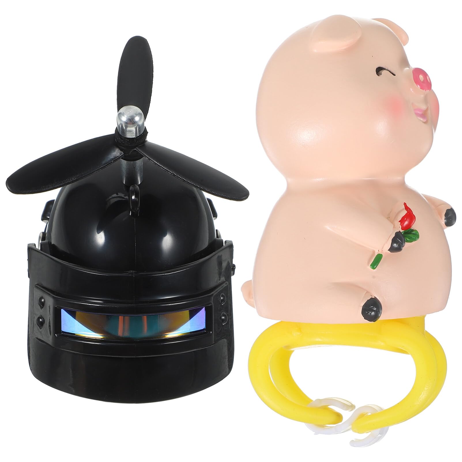 Amazon.com : INOOMP Motorcycle Pig Figurine Decoration for Bike