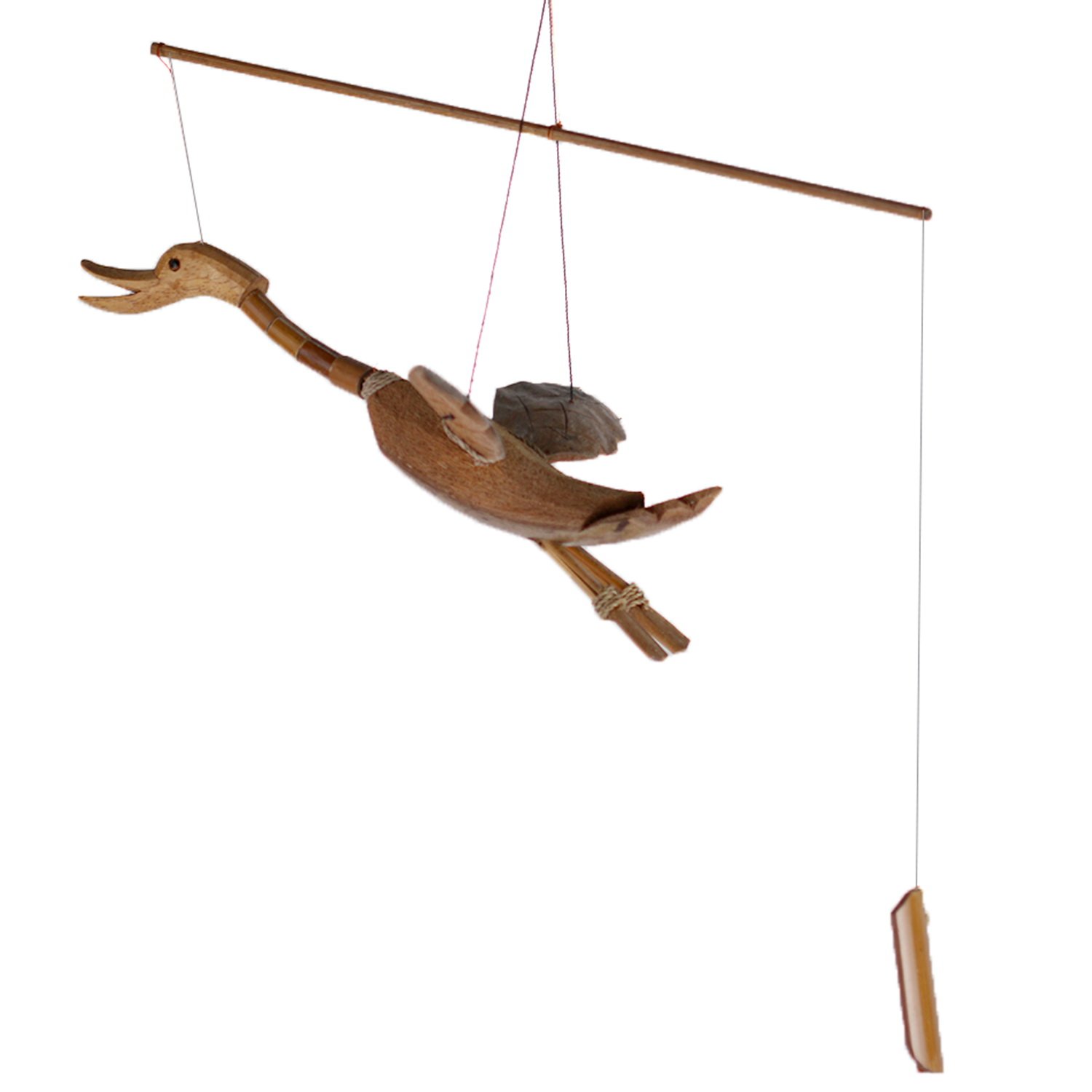 ART-CRAFT WSEN001 Windspiel Mobile Outdoor Indoor Ente aus K