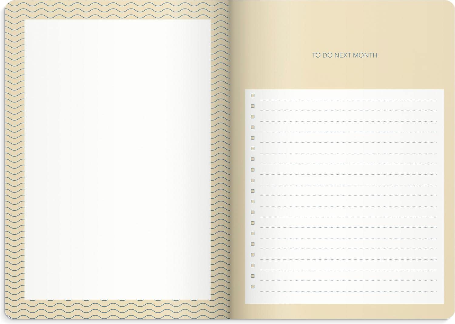 Burde Week Planner undated blue: Terminplaner Undatiert