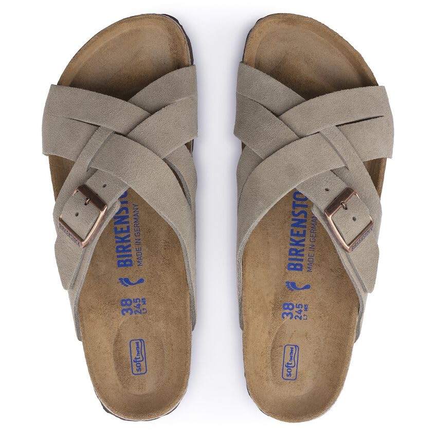 Birkenstock 1024546141 Lugano SFB Taupe Sd R 413