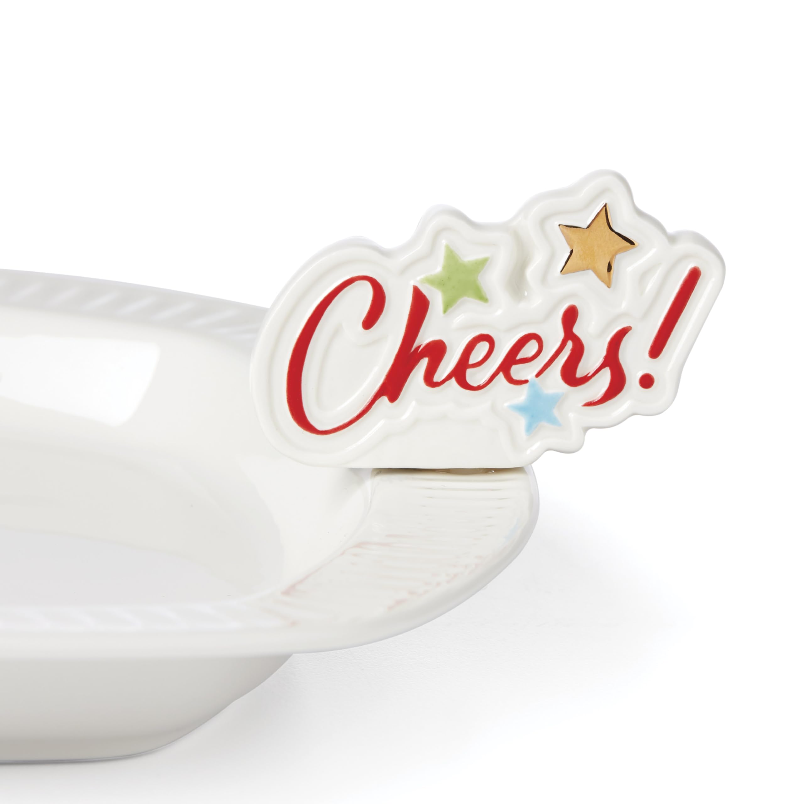 Lenox Profile Poppers Collection, Interchangeable Dinnerware Charms &amp; Serveware, Cheers Popper Charm