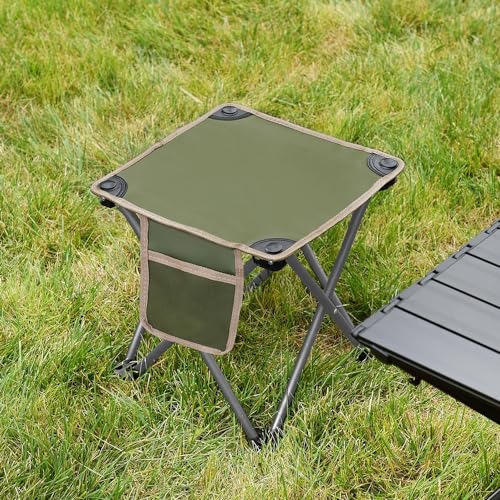 3-Pack-Camping-Stool-133-Inch-Portable-Folding-Stools-with-Carry-Bag-for-Adults-Mini-Chair-Outdoor-Portable-Seat-for-Hunting-Fishing-Hiking-Army-Green