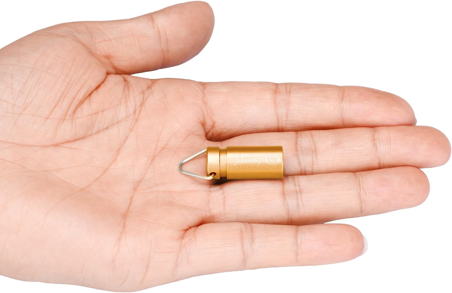 LIGHTFE MINI01 Keychain Flashlight mini Keychain Light is Light, Small, and Bright (Mini01-Gold)