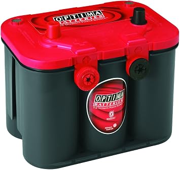 Optima RedTop 34/78 AGM 12V Battery, 800 CCA Starting Power, Dual Terminal Group 34/78 for Trucks and Cars, Spill-Proof and Vibration Resistant