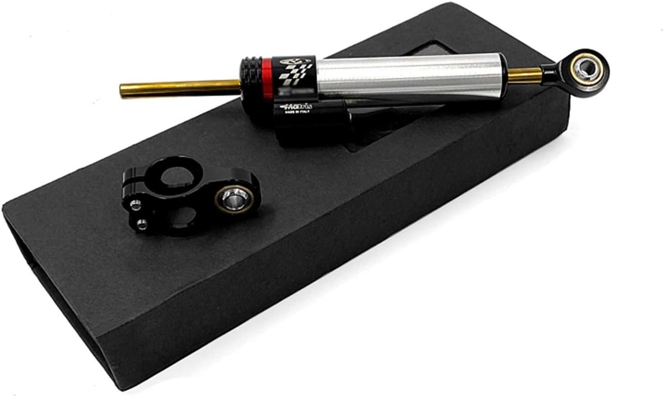 EZZON Motorcycle Stabilizer Steering Damper with Mounting Bracket Kit MT 09 Tracer For MT-09 Tracer Mounting Bracket Kit(Gole A)