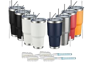 MEWAY 30oz Tumbler Value Pack (8 Mixed Colors)