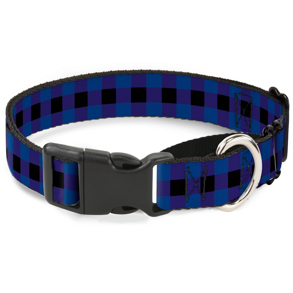 Collar de búfalo grande 45-81 cm perro grande ajustable negro