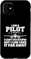 Vista 5 de iPhone 14 Pilot Design For Men Women Aviation Airplane Pilot Funny Case
