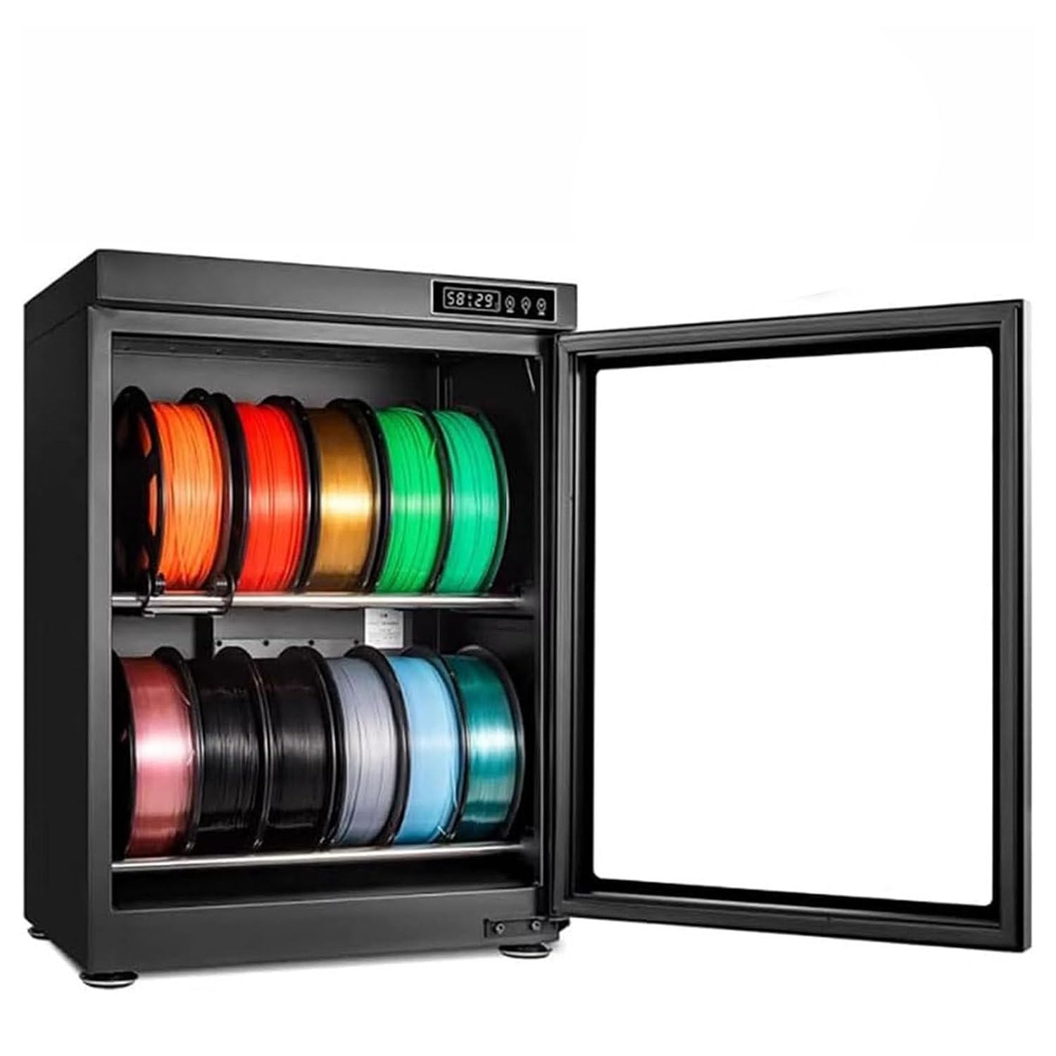 Armoire Sèche Filament Imprimante 3D,70L 2 Niveaux 70L